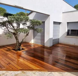 Terrasse en bois pour une ambiance design
